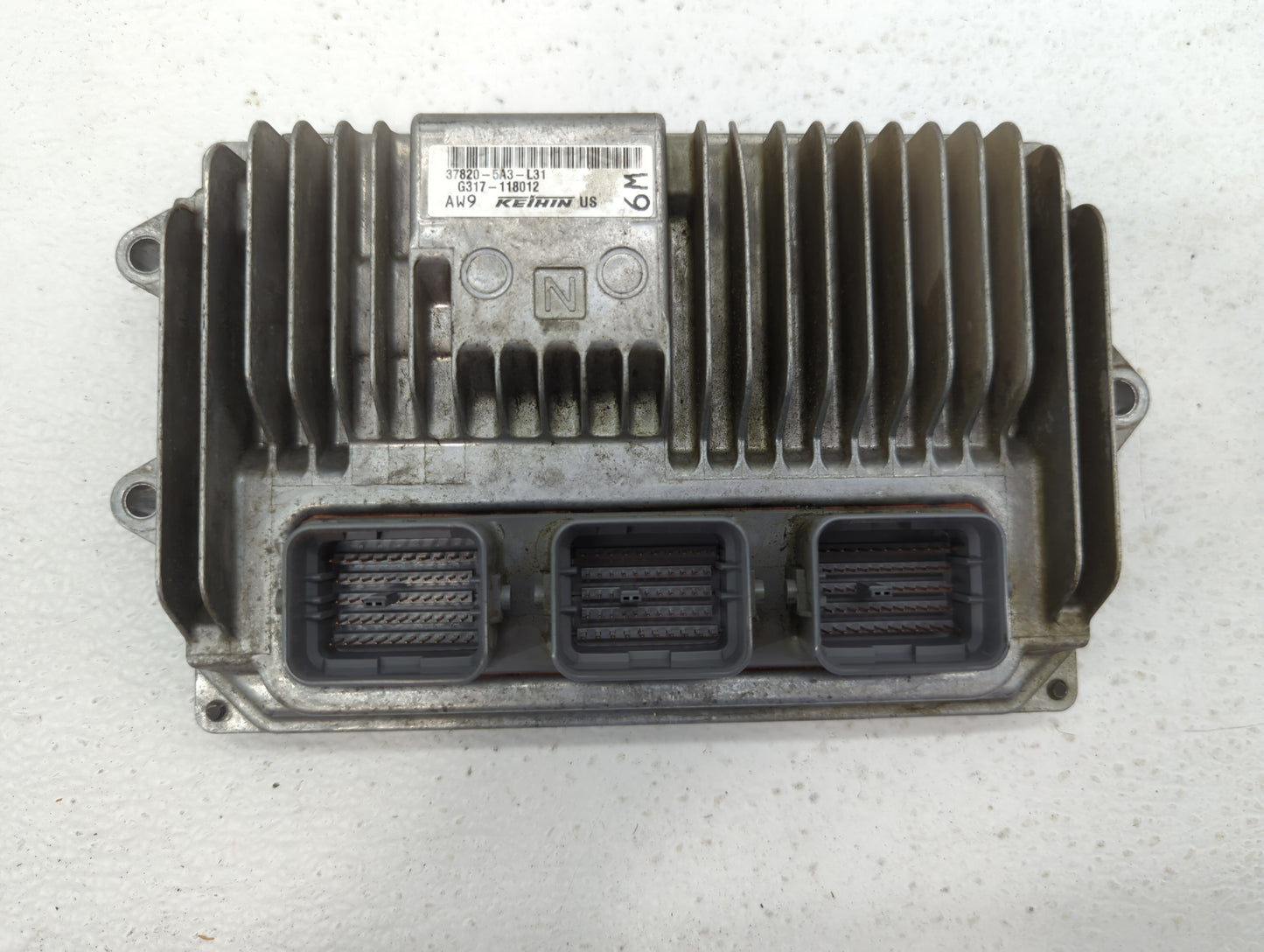 2014 Honda Accord PCM Engine Control Computer ECU ECM PCU OEM P/N:37820-5A3-L31 37820-5A3-L32 Fits OEM Used Auto Parts - Oem