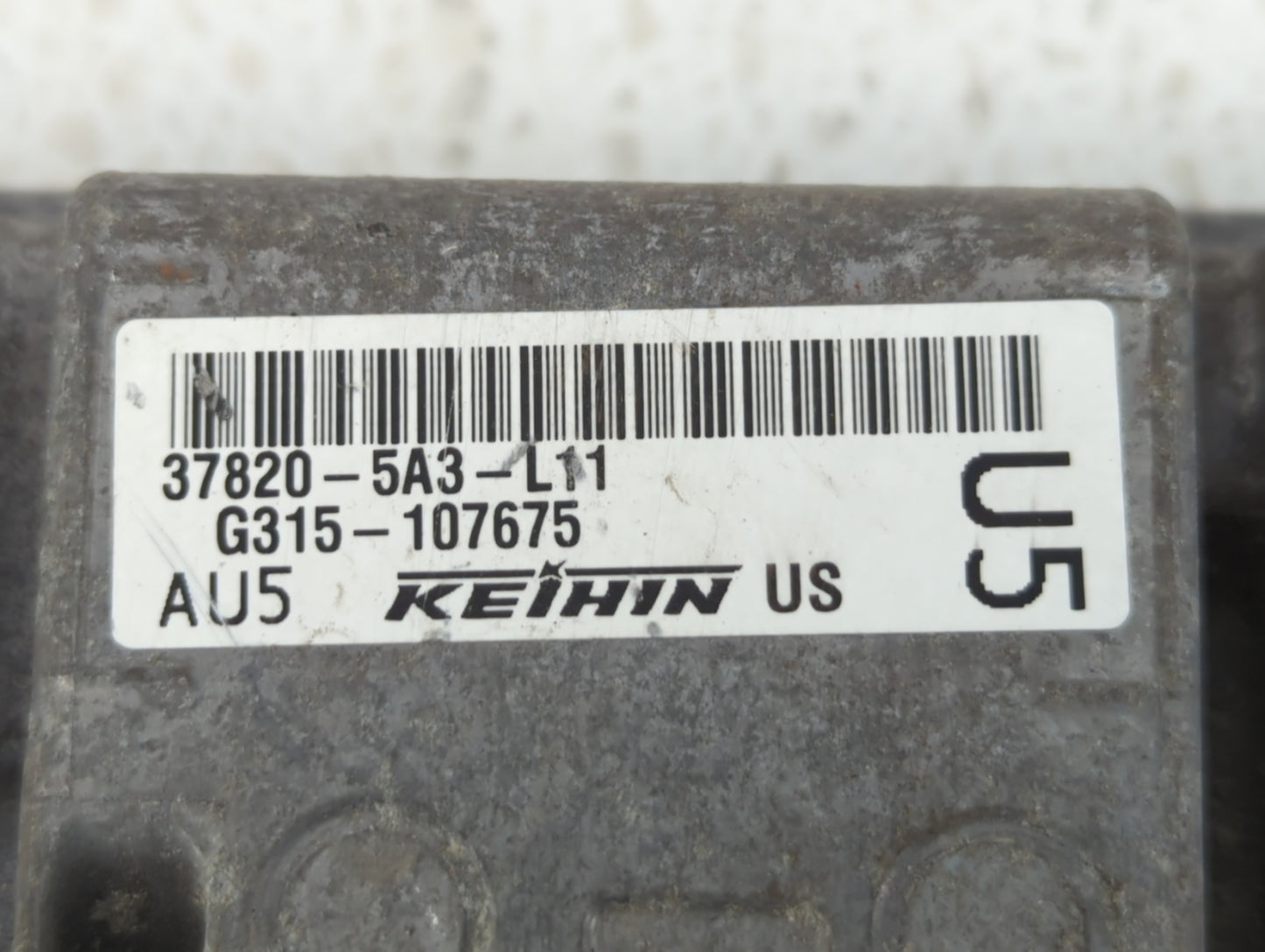 2014 Honda Accord PCM Engine Control Computer ECU ECM PCU OEM P/N:37820-5A3-L12 37820-5A2-B52, 37820-5A3-L11 Fits OEM Used A