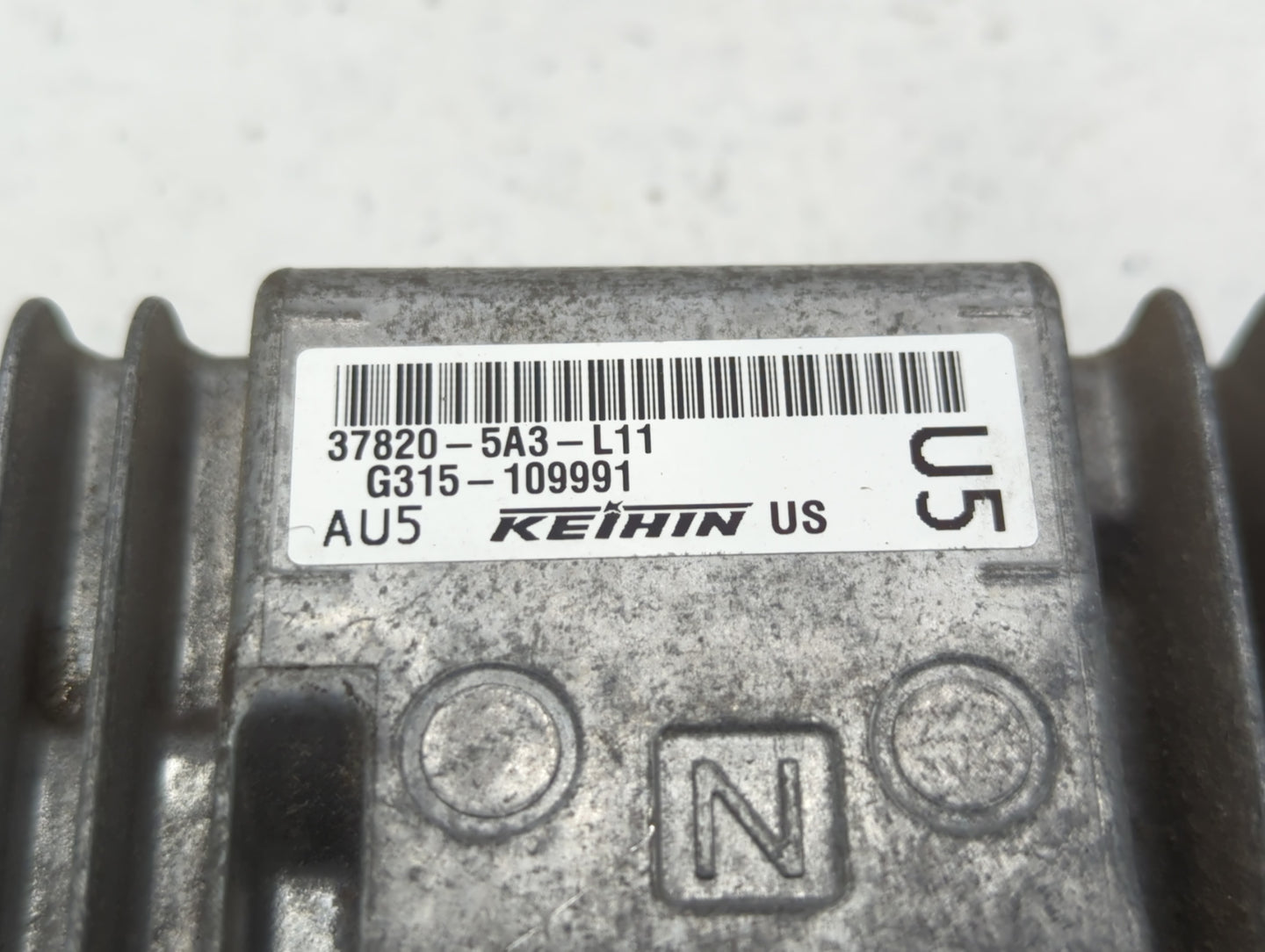 2014 Honda Accord PCM Engine Control Computer ECU ECM PCU OEM P/N:37820-5A3-L12 37820-5A2-B52, 37820-5A3-L11 Fits OEM Used A