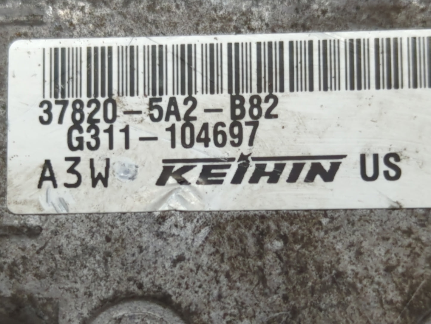 2014 Honda Accord PCM Engine Control Computer ECU ECM PCU OEM P/N:37820-5A2-B62 37820-5A2-B81, 37820-5A2-B61, 37820-5A2-B82 