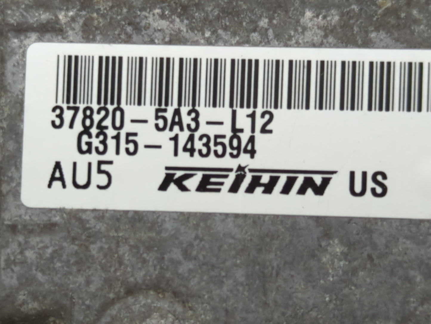 2014 Honda Accord PCM Engine Control Computer ECU ECM PCU OEM P/N:37820-5A3-L12 37820-5A2-B52, 37820-5A3-L11 Fits OEM Used A