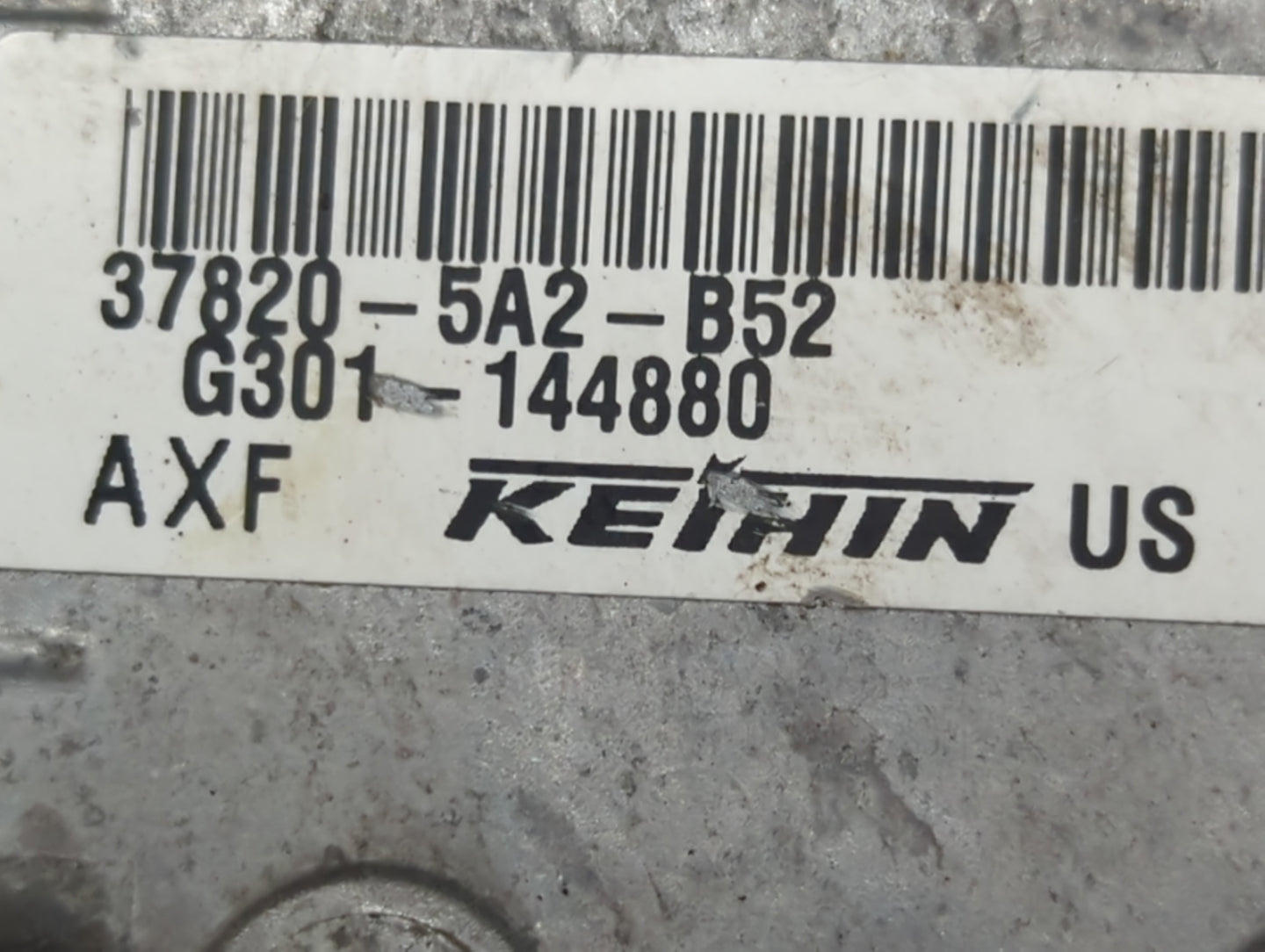 2014 Honda Accord PCM Engine Control Computer ECU ECM PCU OEM P/N:37820-5A2-B52 37820-5A2-B51, 37820-5A3-L12 Fits OEM Used A