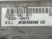 2014 Honda Accord PCM Engine Control Computer ECU ECM PCU OEM P/N:37820-5A2-B71 37820-5A2-B72 Fits OEM Used Auto Parts - Oem