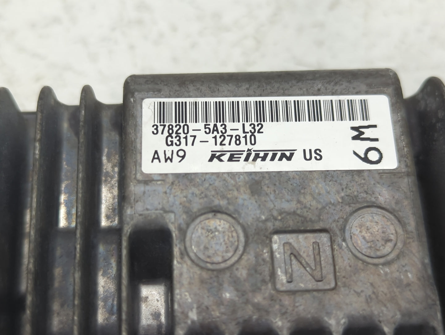 2014 Honda Accord PCM Engine Control Computer ECU ECM PCU OEM P/N:37820-5A3-L31 37820-5A3-L32 Fits OEM Used Auto Parts - Oem
