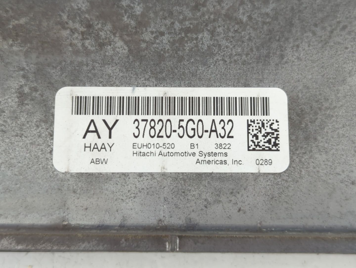 2014 Honda Accord PCM Engine Control Computer ECU ECM PCU OEM P/N:37820-5G0-A32 37820-5G1-L12 Fits OEM Used Auto Parts - Oem