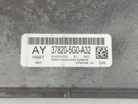 2014 Honda Accord PCM Engine Control Computer ECU ECM PCU OEM P/N:37820-5G0-A32 37820-5G1-L12 Fits OEM Used Auto Parts - Oem