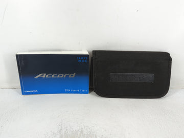 2014 Honda Accord Owners Manual Book Guide P/N:00X31-T2A-6100 OEM Used Auto Parts - Oemusedautoparts1.com