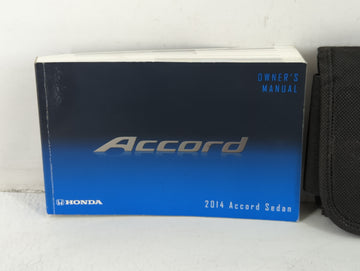 2014 Honda Accord Owners Manual Book Guide P/N:00X31-T2A-6100 OEM Used Auto Parts