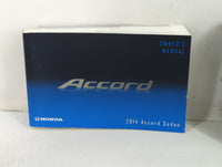 2014 Honda Accord Owners Manual Book Guide P/N:00X31-T2A-6100 31T2A610 OEM Used Auto Parts - Oemusedautoparts1.com