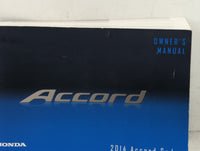 2014 Honda Accord Owners Manual Book Guide P/N:00X31-T2A-6100 31T2A610 OEM Used Auto Parts - Oemusedautoparts1.com