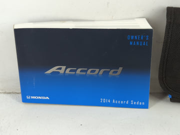2014 Honda Accord Owners Manual Book Guide P/N:00X31-T2A-6100 31T2A610 OEM Used Auto Parts