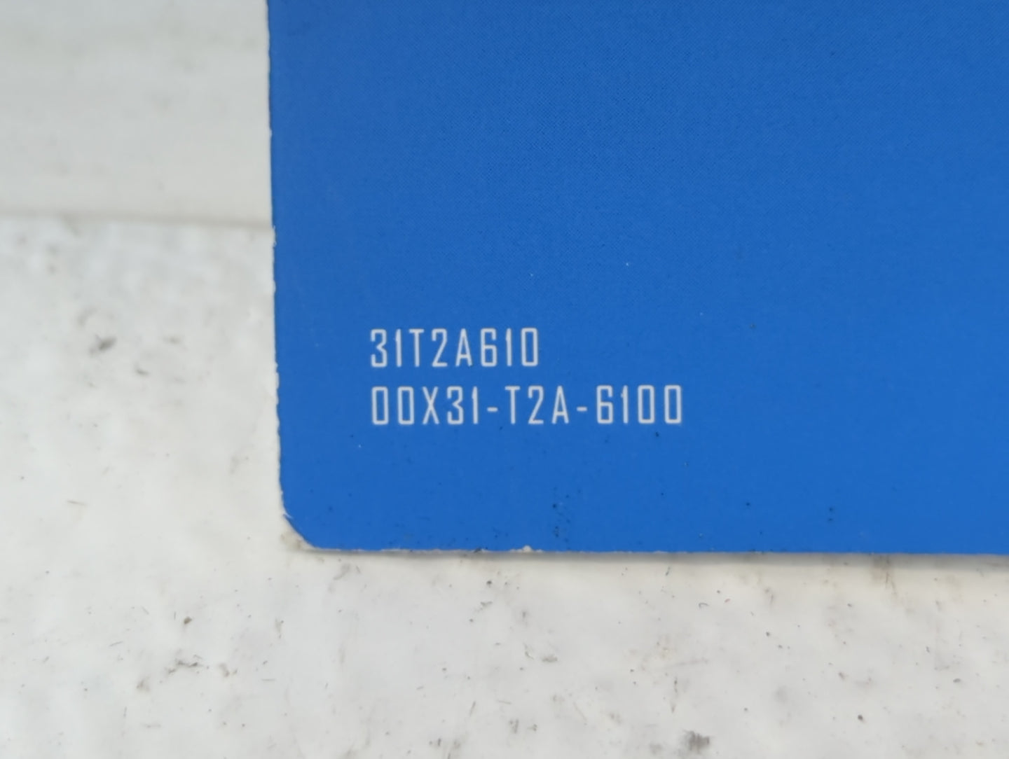 2014 Honda Accord Owners Manual Book Guide P/N:31T2A610 00X31-T2A-6100 OEM Used Auto Parts - Oemusedautoparts1.com