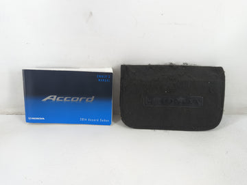 2014 Honda Accord Owners Manual Book Guide P/N:00X31-T2A-6100 31T2A610 OEM Used Auto Parts - Oemusedautoparts1.com