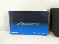 2014 Honda Accord Owners Manual Book Guide P/N:00X31-T2A-6100 31T2A610 OEM Used Auto Parts - Oemusedautoparts1.com