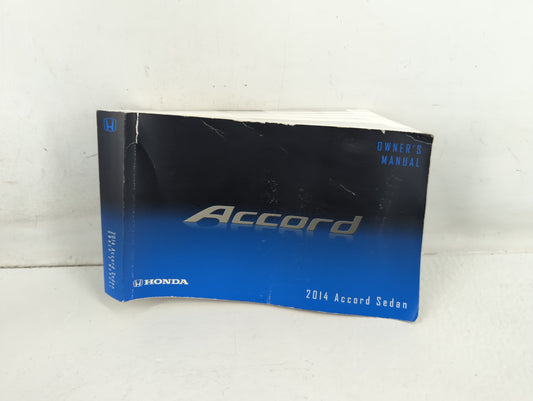 2014 Honda Accord Owners Manual Book Guide P/N:34431 93000 OEM Used Auto Parts - Oemusedautoparts1.com