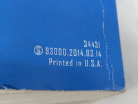 2014 Honda Accord Owners Manual Book Guide P/N:34431 93000 OEM Used Auto Parts - Oemusedautoparts1.com