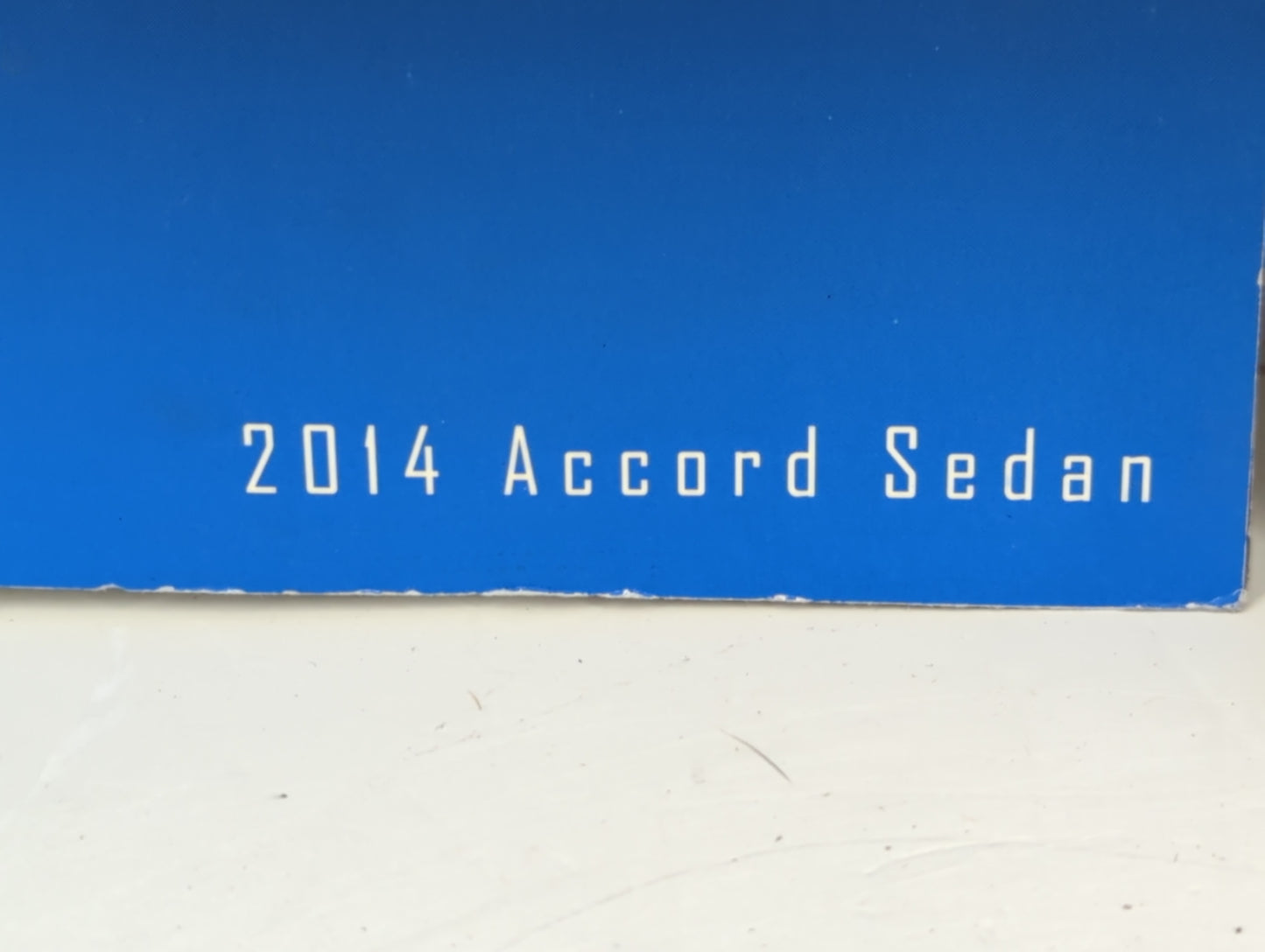 2014 Honda Accord Owners Manual Book Guide P/N:00X31-T2A-6100 31T2A610 OEM Used Auto Parts - Oemusedautoparts1.com
