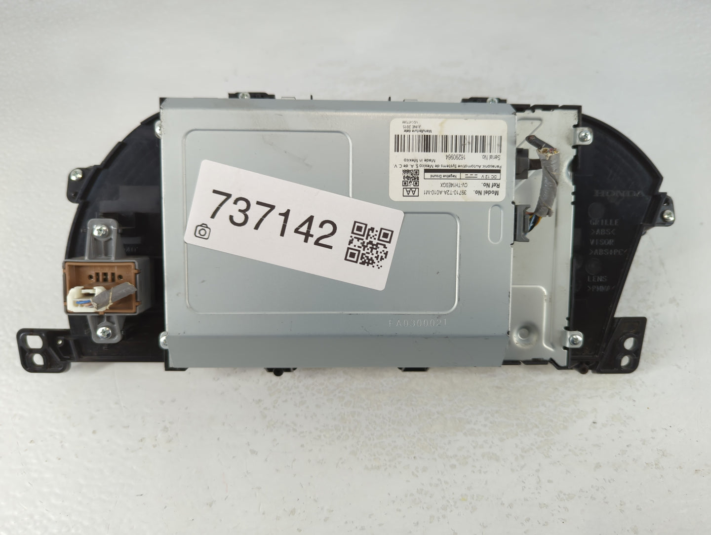 2013-2017 Honda Accord Instrument Cluster Speedometer Gauges P/N:78100-T2A-A010-M1 Fits Fits 2013 2014 2015 2016 2017 OEM Us