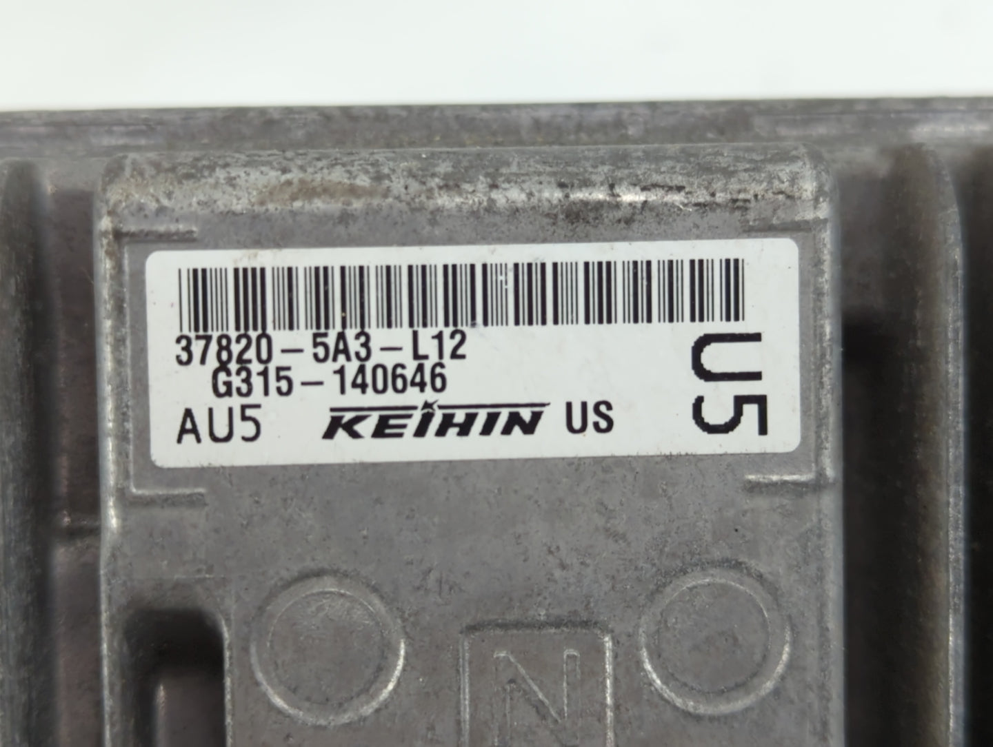 2014 Honda Accord PCM Engine Control Computer ECU ECM PCU OEM P/N:37820-5A3-L12 Fits OEM Used Auto Parts - Oemusedautoparts1