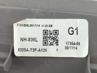 2014 Honda Accord Overhead Roof Console - Oemusedautoparts1.com