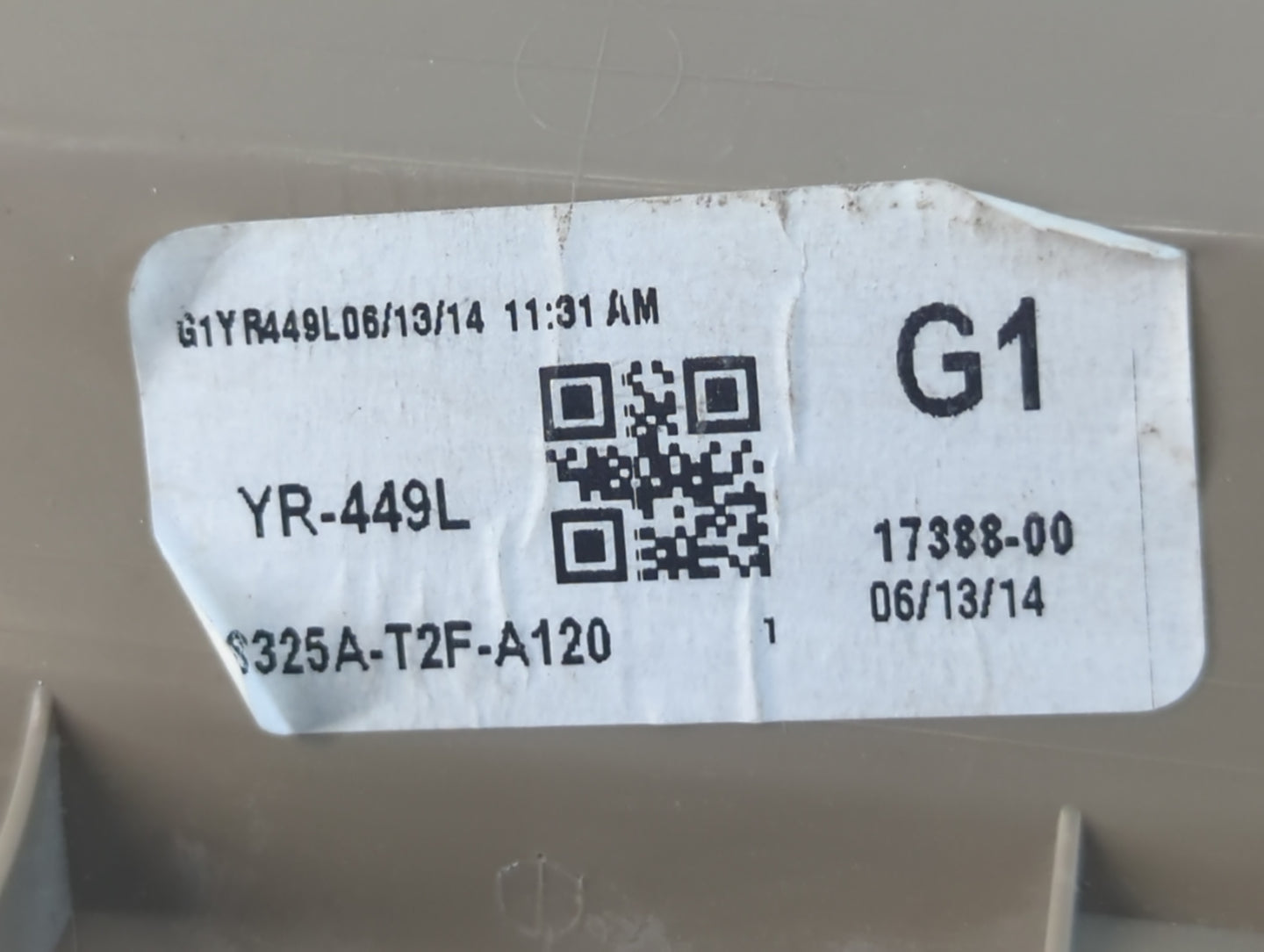 2014 Honda Accord Overhead Roof Console 788002 - Oemusedautoparts1.com