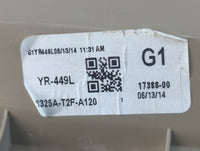 2014 Honda Accord Overhead Roof Console 788002 - Oemusedautoparts1.com