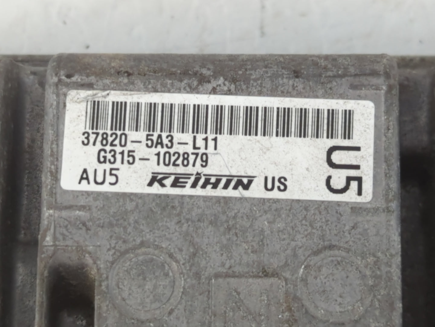 2014 Honda Accord PCM Engine Control Computer ECU ECM PCU OEM P/N:37820-5A3-L11 Fits OEM Used Auto Parts - Oemusedautoparts1