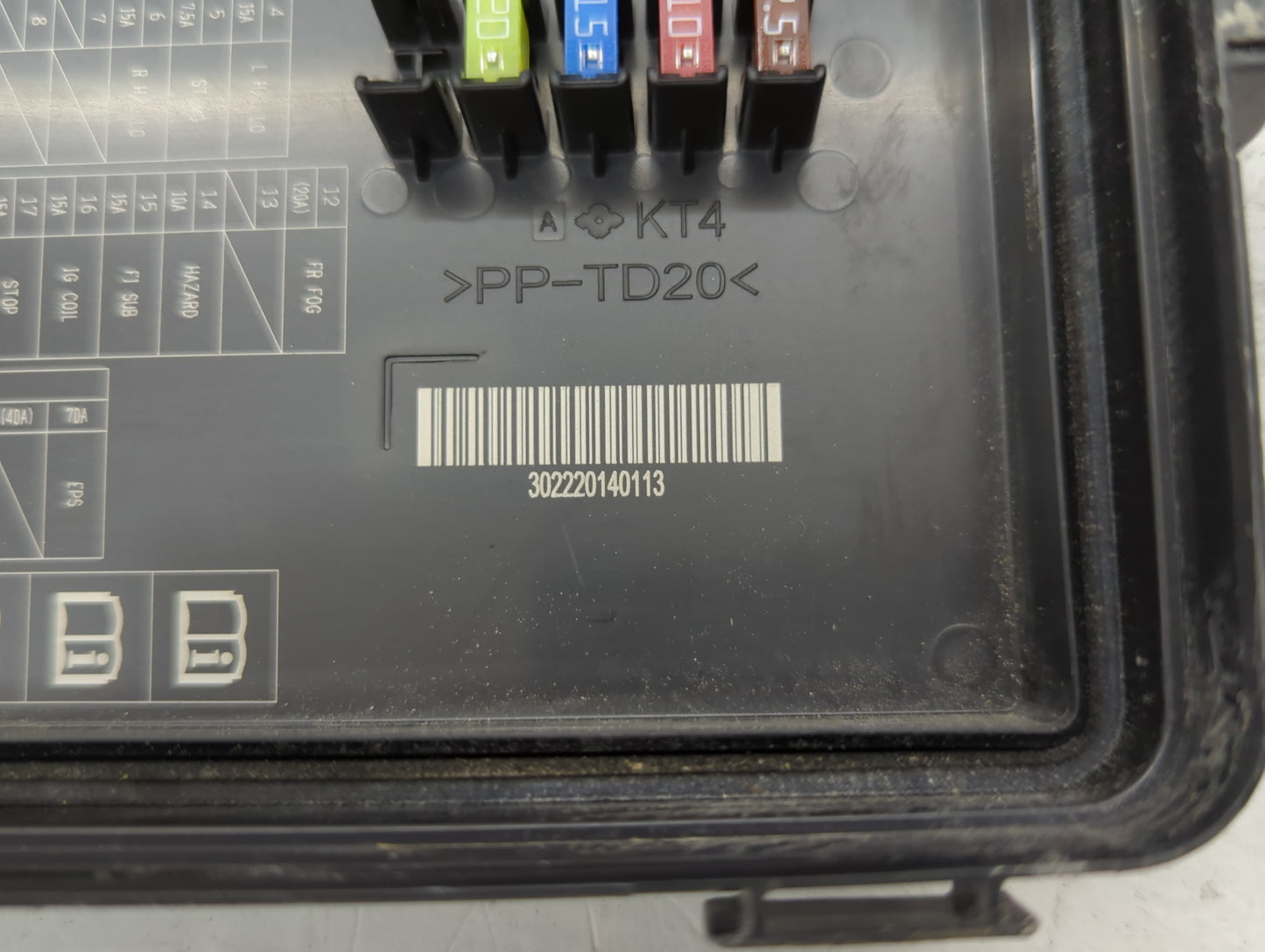 2012-2015 Honda Civic Fusebox Fuse Box Panel Relay Module P/N:TR0 A012 Fits Fits 2012 2013 2014 2015 OEM Used Auto Parts - O