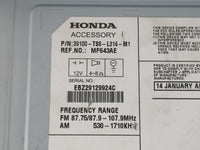 2014-2015 Honda Civic Radio AM FM Cd Player Receiver Replacement P/N:39100-TS8-L314-M1 Fits Fits 2014 2015 OEM Used Auto Par