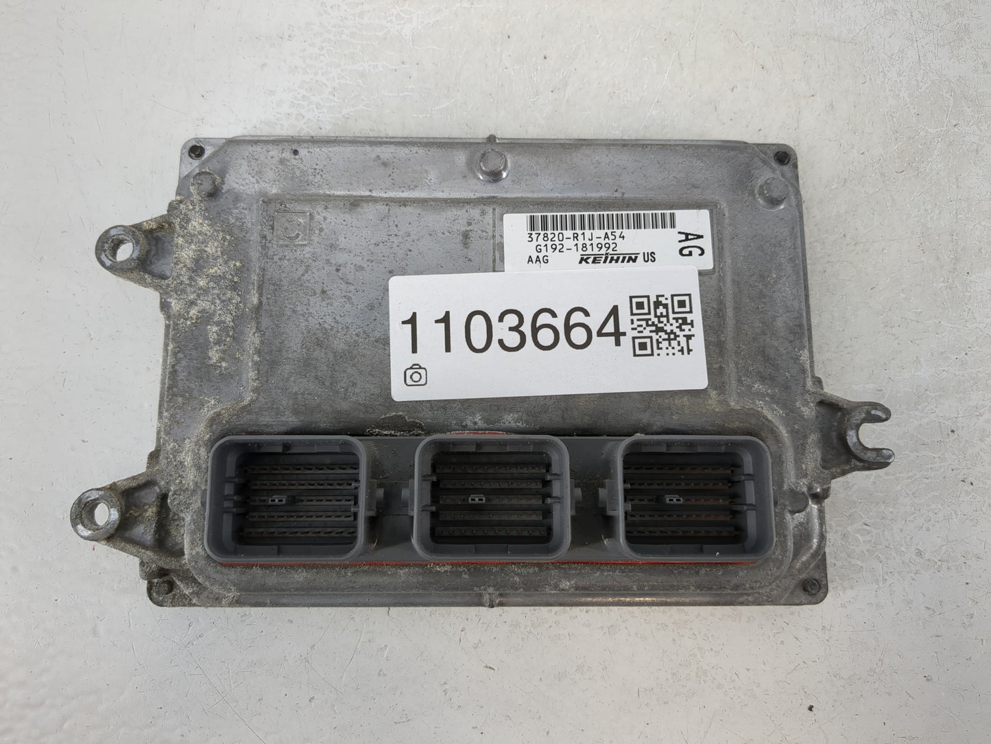 2014 Honda Civic PCM Engine Control Computer ECU ECM PCU OEM P/N:37820-R1J-A54 Fits OEM Used Auto Parts - Oemusedautoparts1.