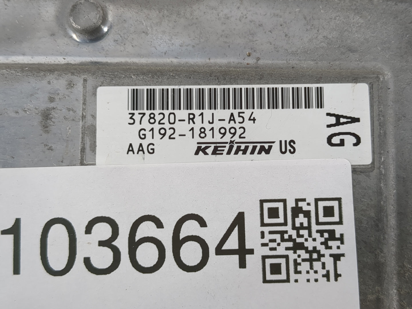 2014 Honda Civic PCM Engine Control Computer ECU ECM PCU OEM P/N:37820-R1J-A54 Fits OEM Used Auto Parts - Oemusedautoparts1.