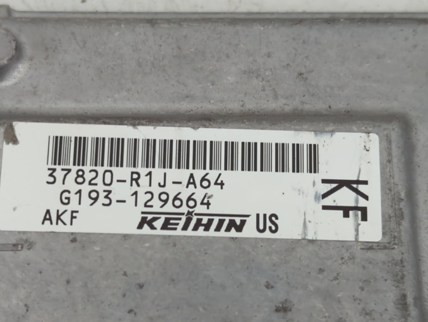 2014-2015 Honda Civic PCM Engine Control Computer ECU ECM PCU OEM P/N:37820-R1J-A64 Fits Fits 2014 2015 OEM Used Auto Parts 
