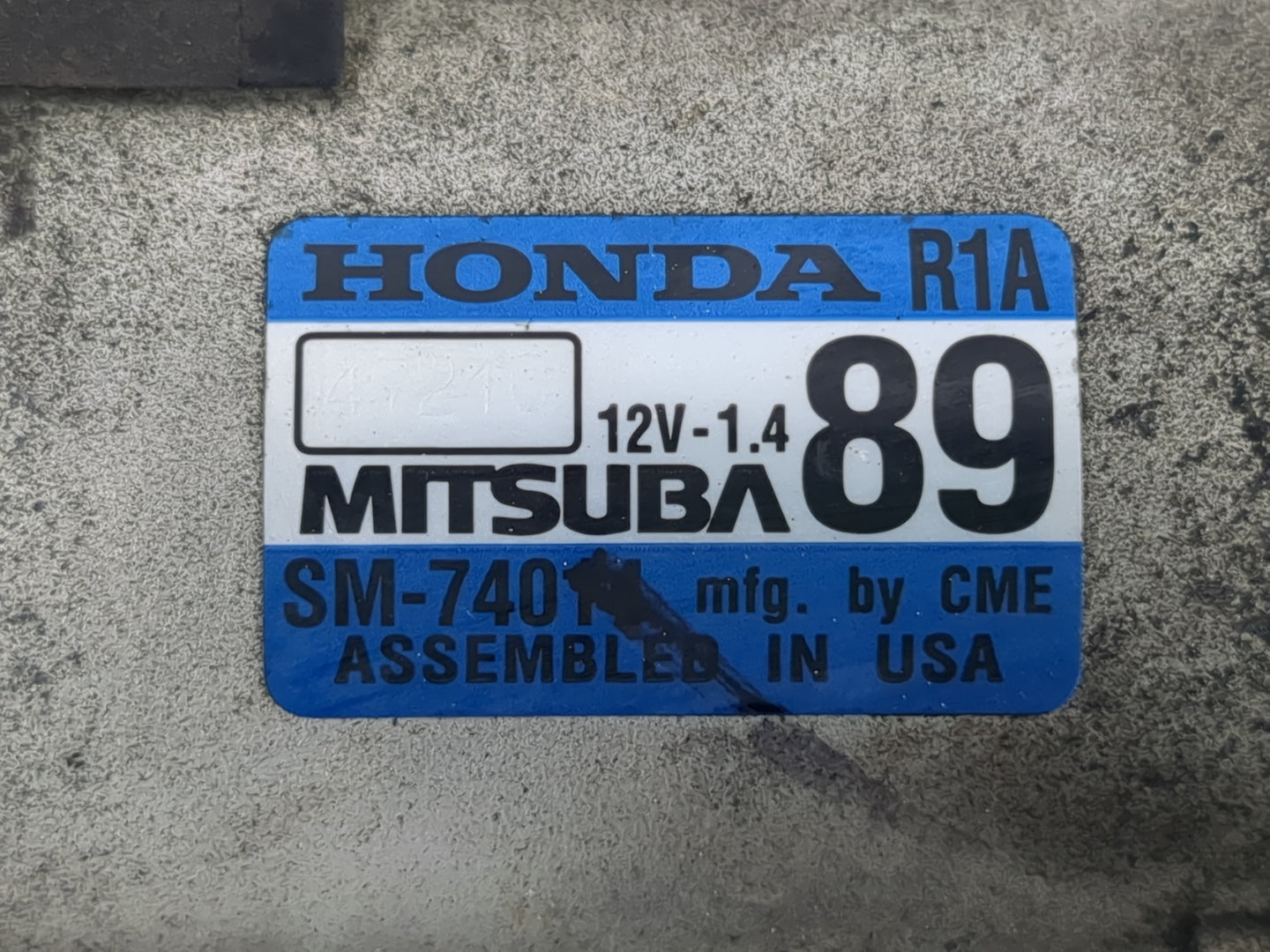 2013-2015 Honda Civic Car Starter Motor Solenoid OEM P/N:SM-74011 Fits Fits 2013 2014 2015 2016 2017 2018 2019 2020 2021 202