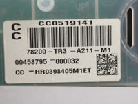 2014-2015 Honda Civic Instrument Cluster Speedometer Gauges P/N:78200-TR3-A211-M1 Fits Fits 2014 2015 OEM Used Auto Parts - 