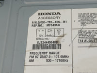2013-2015 Honda Civic Radio AM FM Cd Player Receiver Replacement P/N:39100-TR3-A314-M1 Fits Fits 2013 2014 2015 OEM Used Aut