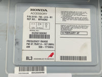2013-2015 Honda Civic Radio AM FM Cd Player Receiver Replacement P/N:39100-TS8-L314-M1 Fits Fits 2013 2014 2015 OEM Used Aut