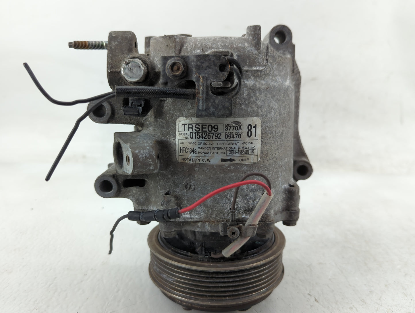 2012-2015 Honda Civic Air Conditioning A/c Ac Compressor Oem - Oemusedautoparts1.com