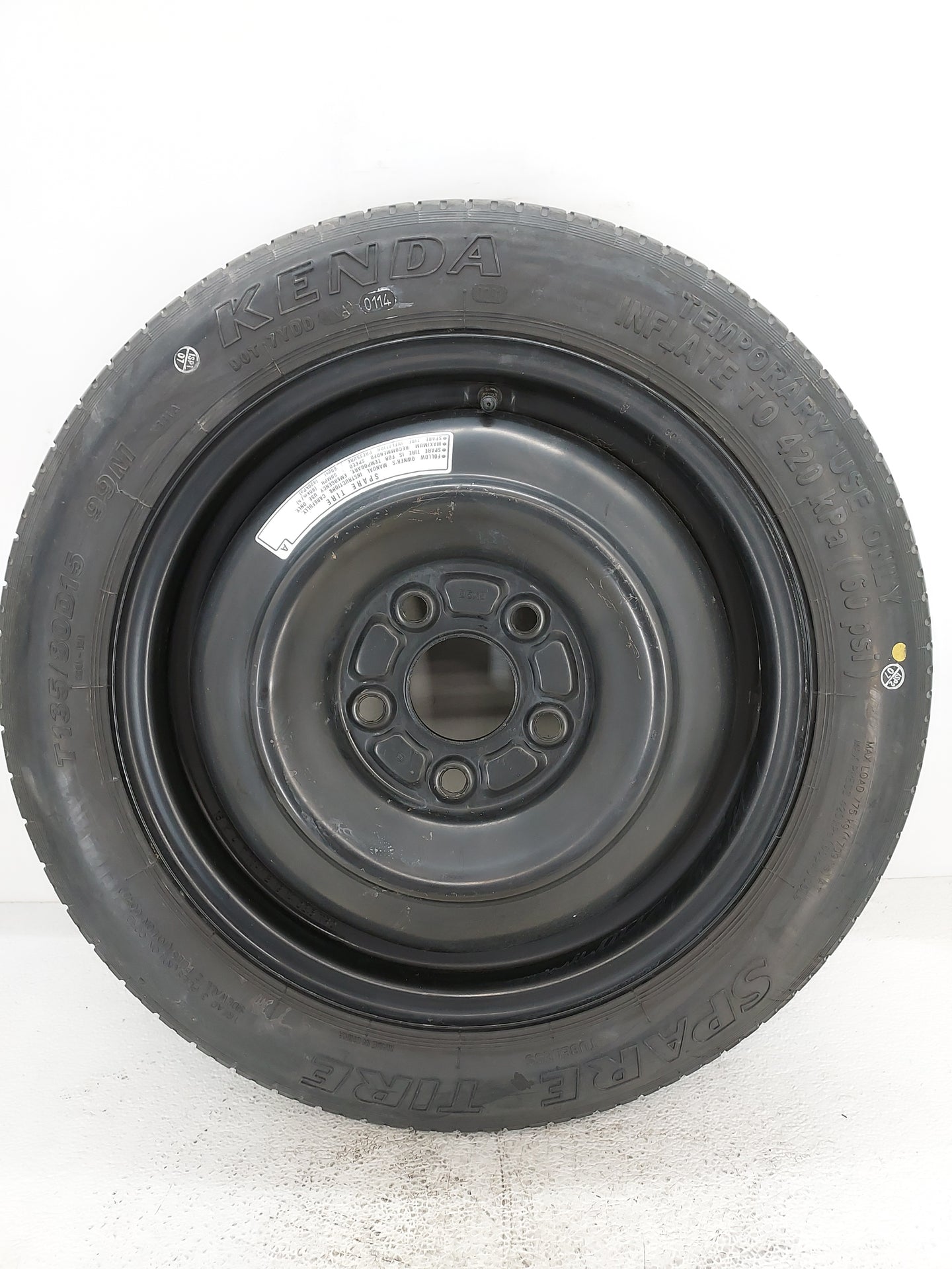 2012-2015 Honda Civic Spare Donut Tire Wheel Rim Oem 1420774 - Oemusedautoparts1.com