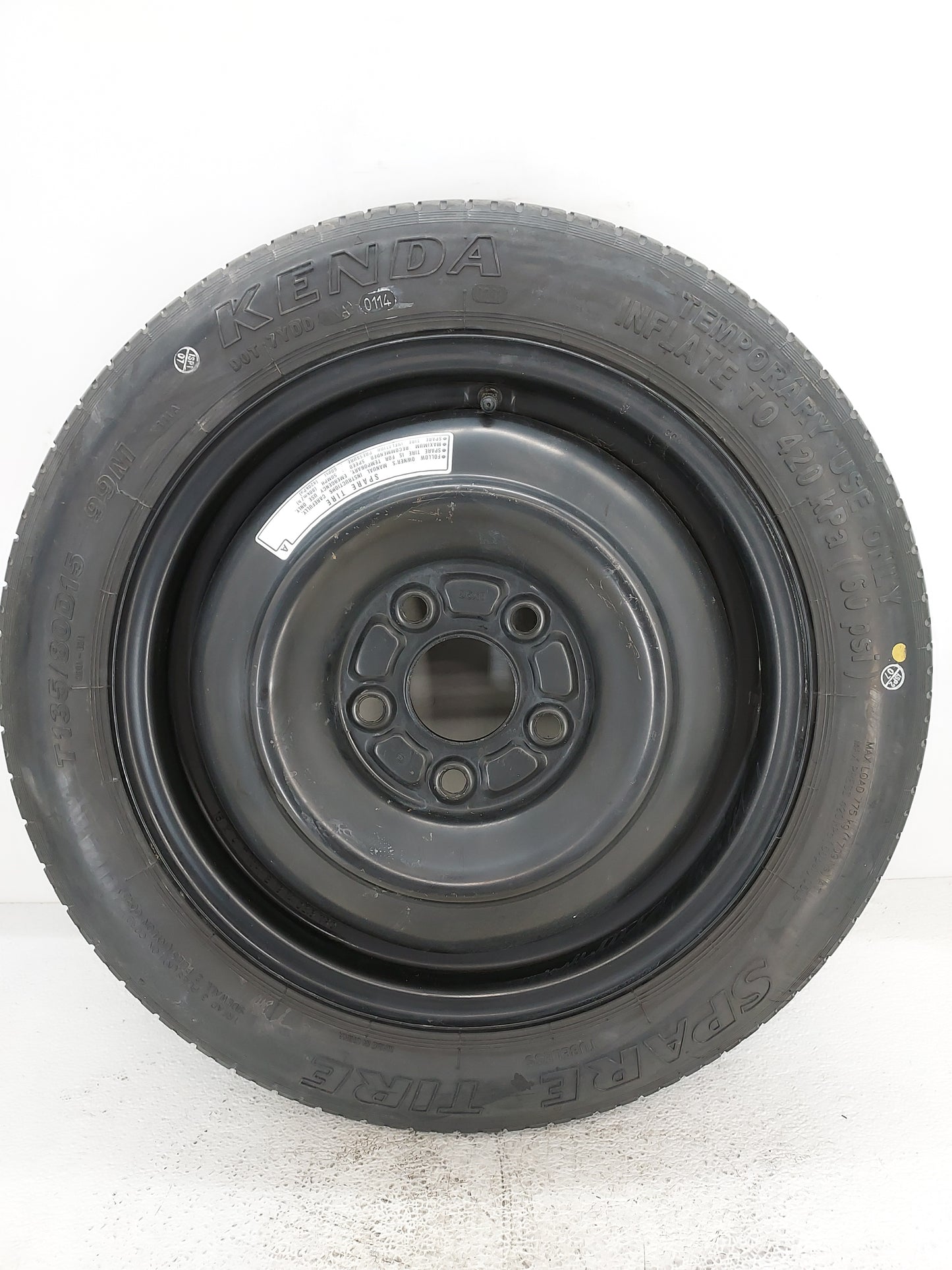 2012-2015 Honda Civic Spare Donut Tire Wheel Rim Oem 1420774 - Oemusedautoparts1.com