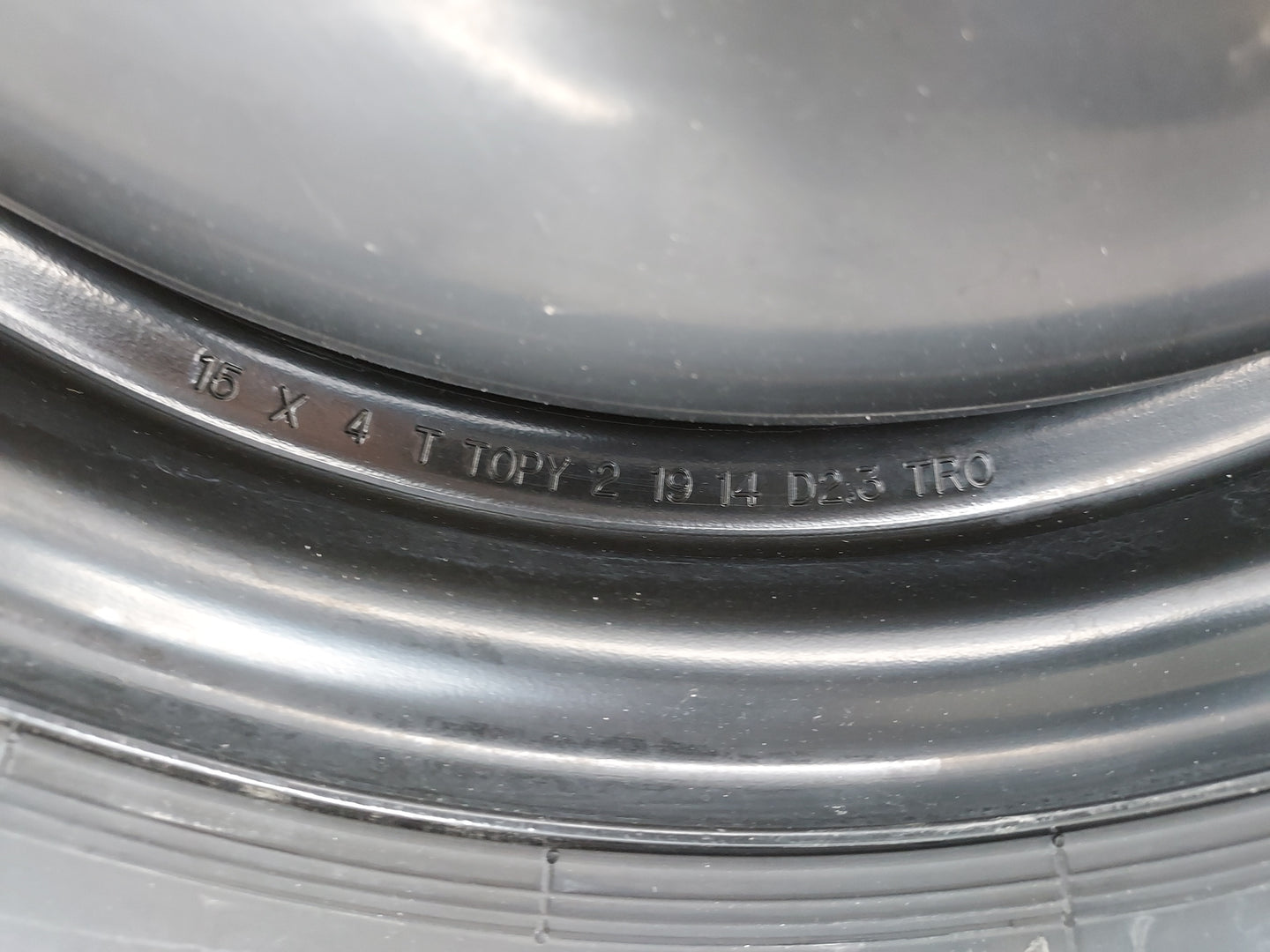 2012-2015 Honda Civic Spare Donut Tire Wheel Rim Oem 1420774 - Oemusedautoparts1.com