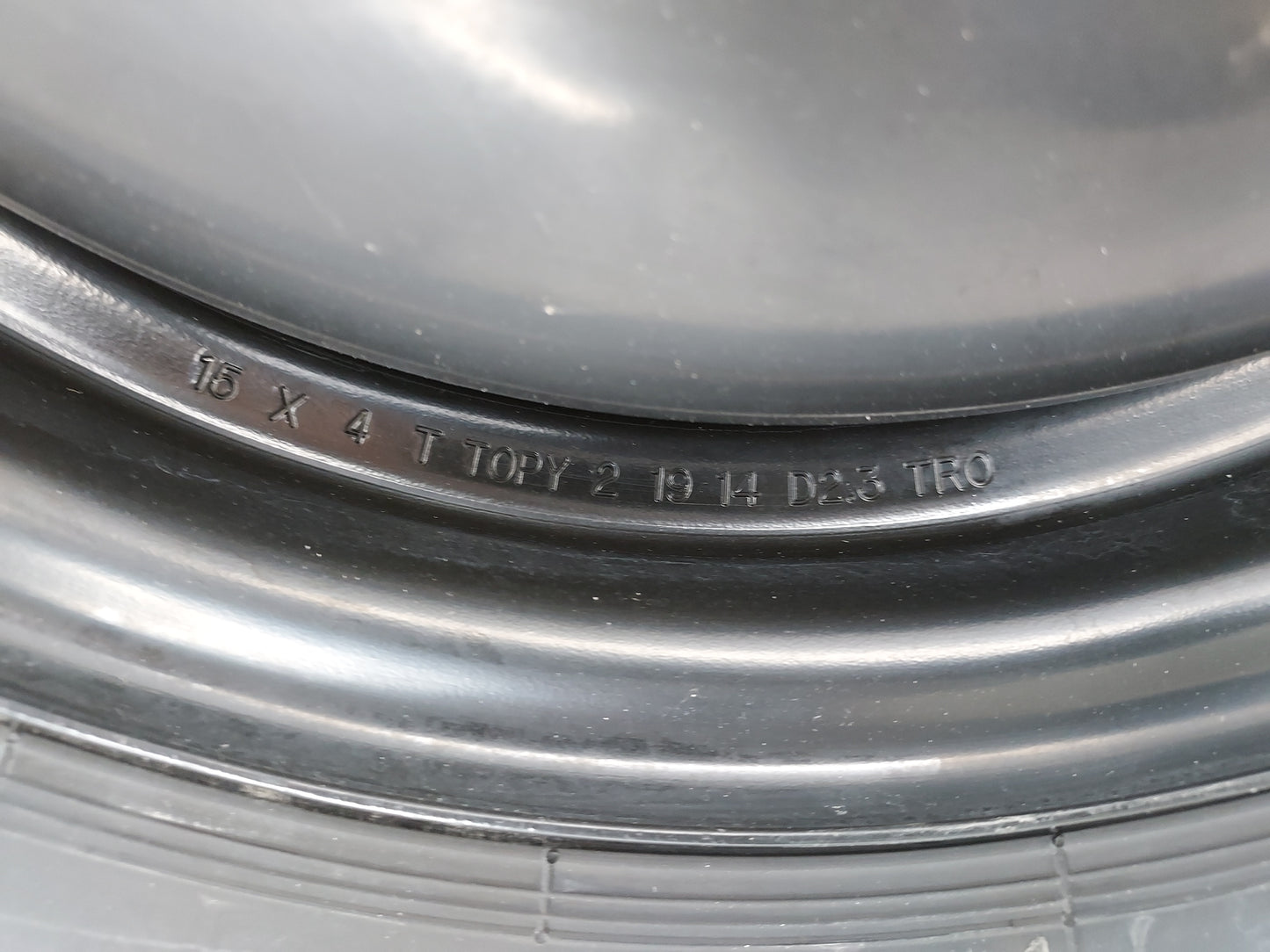 2012-2015 Honda Civic Spare Donut Tire Wheel Rim Oem 1420774 - Oemusedautoparts1.com
