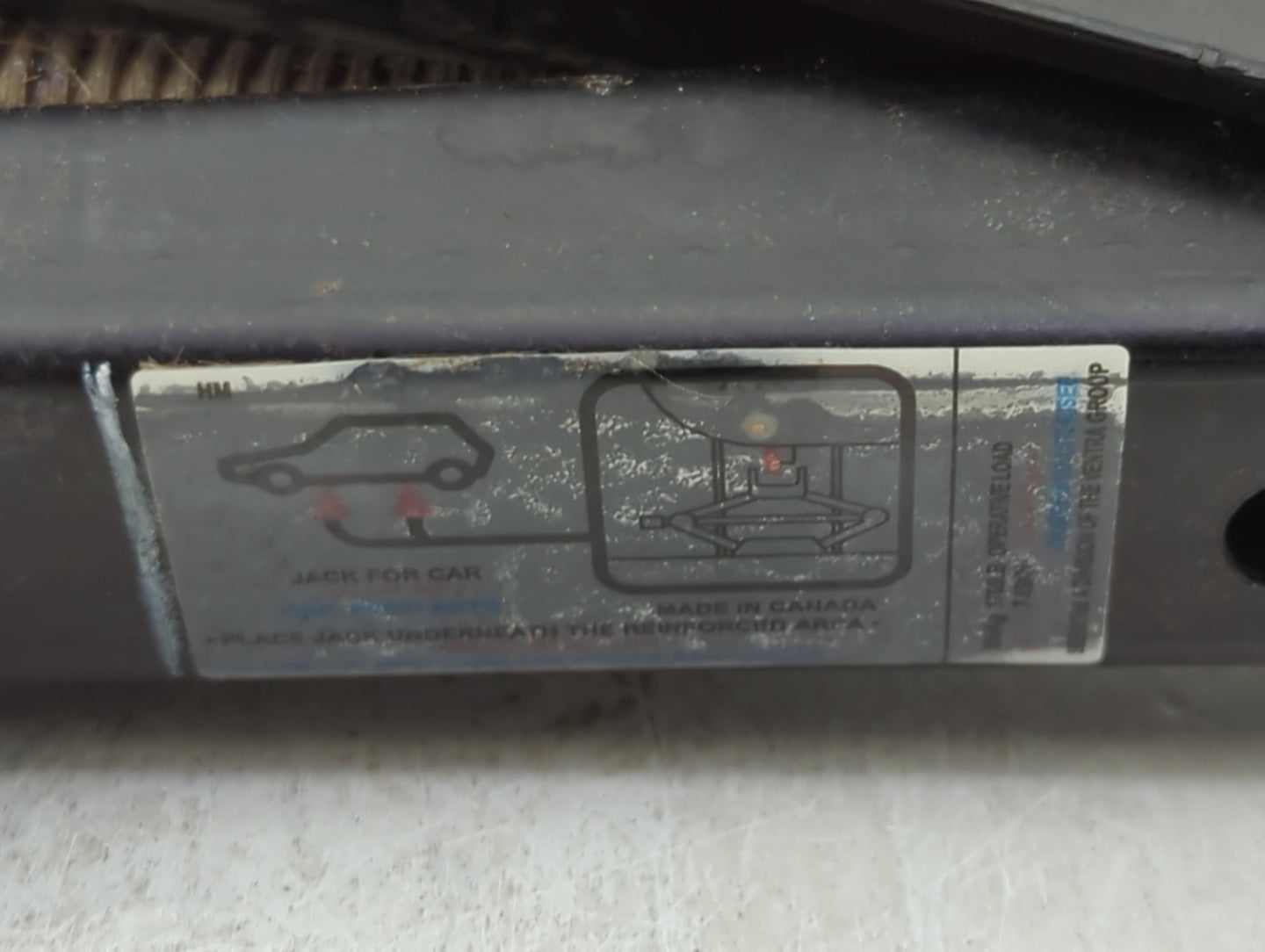 2014 Honda Civic Spare Scissor Car Jack 1431643 - Oemusedautoparts1.com