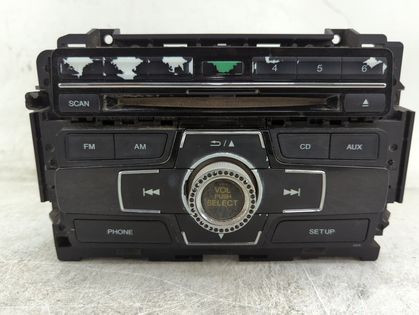 2014 Honda Civic Radio AM FM Cd Player Receiver Replacement P/N:39100-TR3-A314-M1 MF643AG Fits OEM Used Auto Parts - Oemused