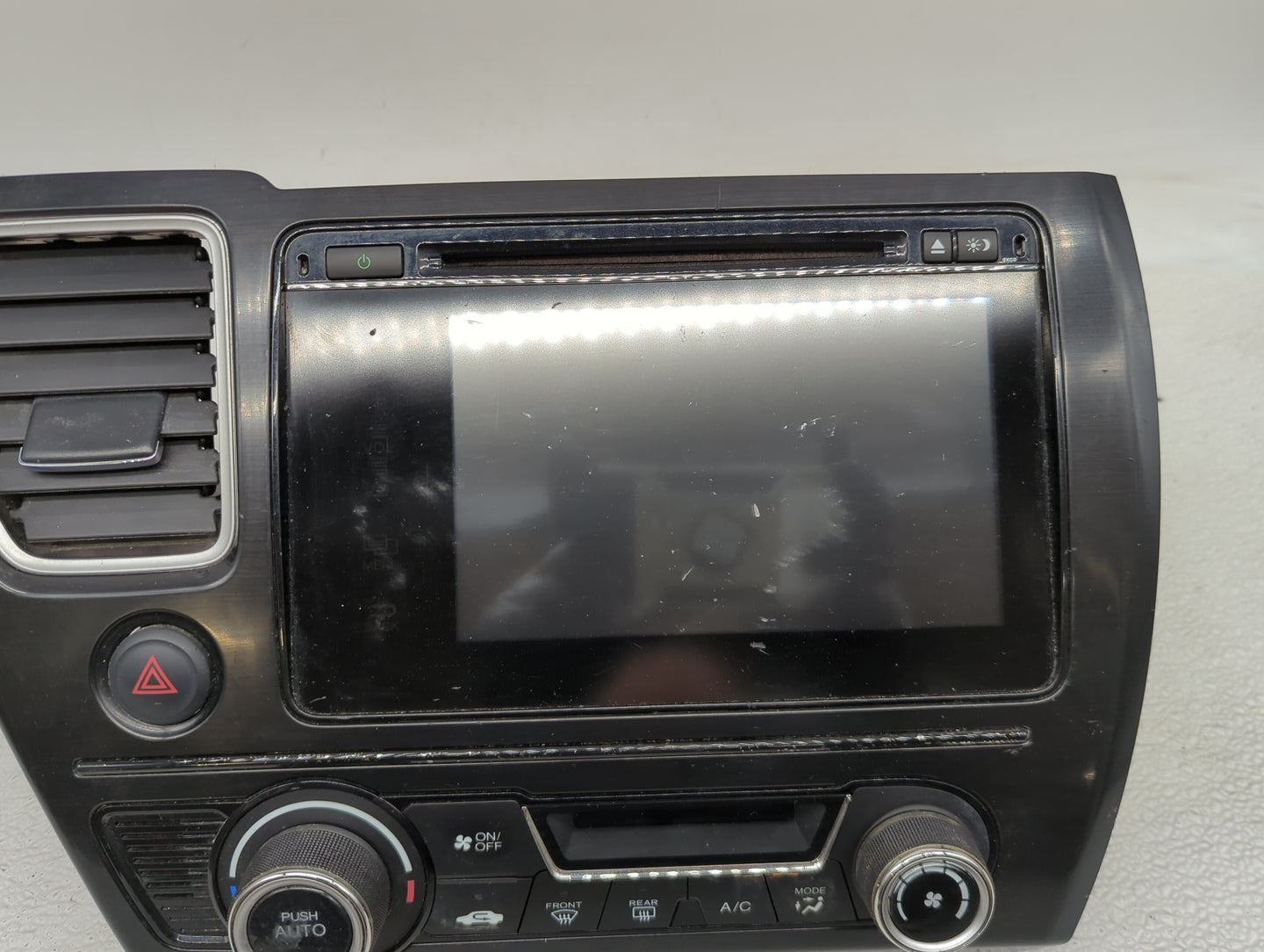 2014-2015 Honda Civic Radio AM FM Cd Player Receiver Replacement P/N:39100-TR6-A61-M1 NR-243UH, 4CCA0-T Fits Fits 2014 2015 