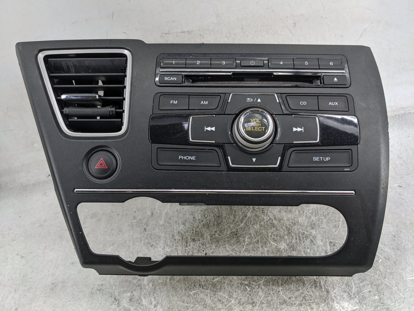 2013-2015 Honda Civic Radio AM FM Cd Player Receiver Replacement P/N:39100-TR3-A314-M1 MF643AG Fits Fits 2013 2014 2015 OEM 