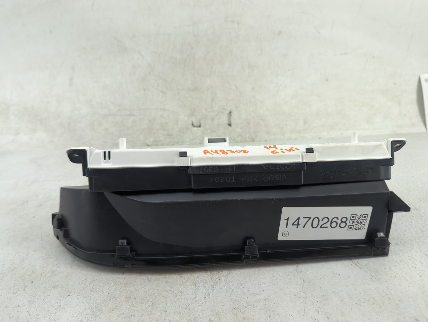 2012-2015 Honda Civic Instrument Cluster Speedometer Gauges P/N:AK0915141 78100-TR0-A122 Miles:122K Fits Fits 2012 2013 2014