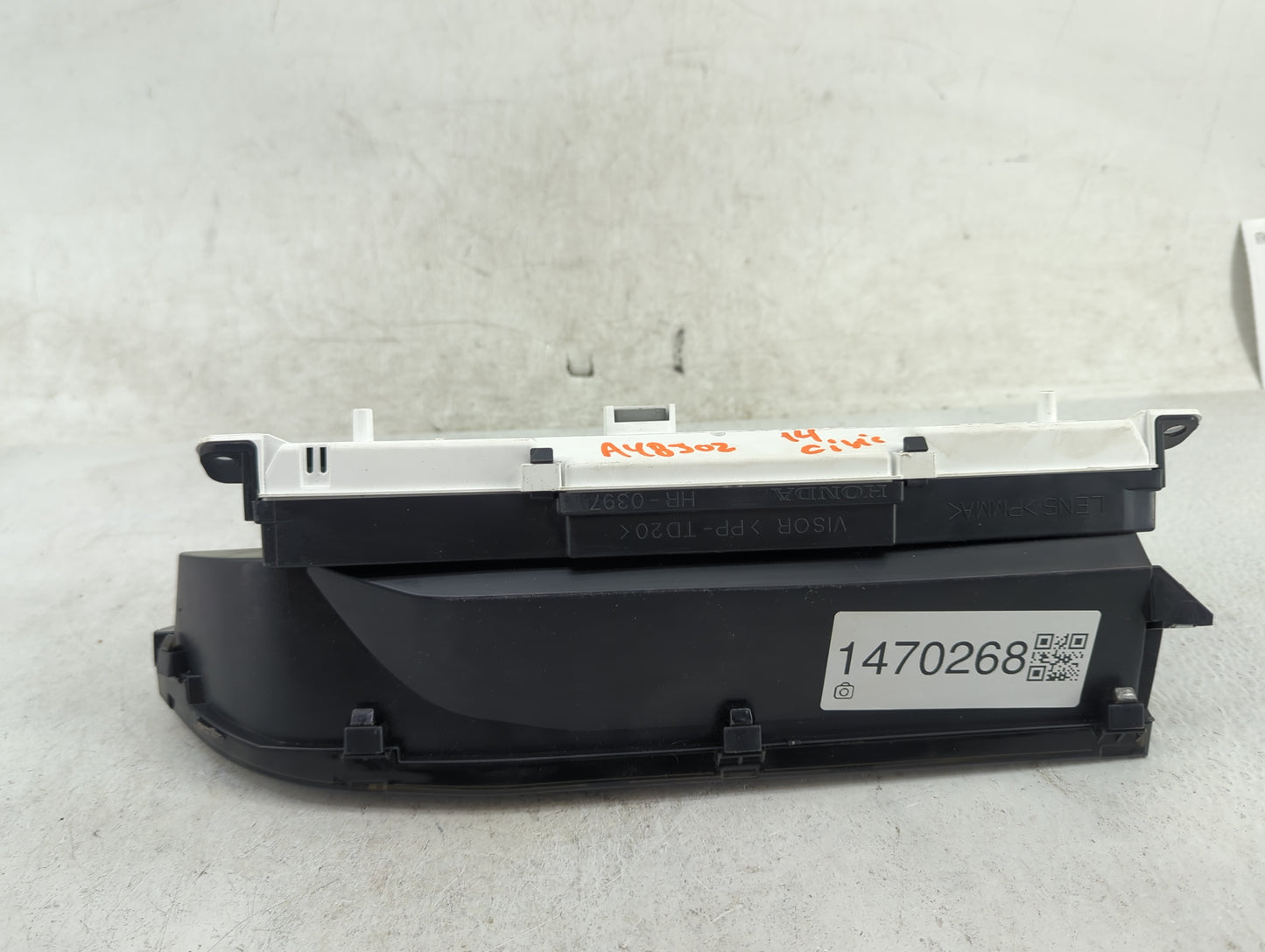 2012-2015 Honda Civic Instrument Cluster Speedometer Gauges P/N:AK0915141 78100-TR0-A122 Miles:122K Fits Fits 2012 2013 2014