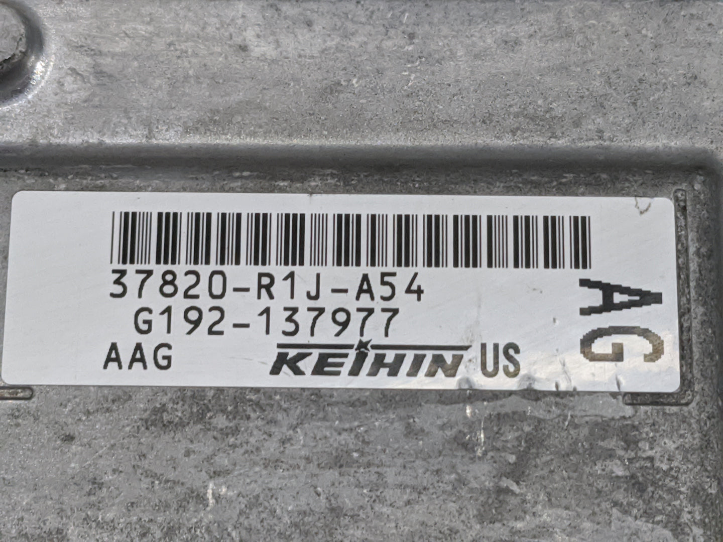 2014-2015 Honda Civic PCM Engine Control Computer ECU ECM PCU OEM P/N:37820-R1J-A54 Fits Fits 2014 2015 OEM Used Auto Parts 