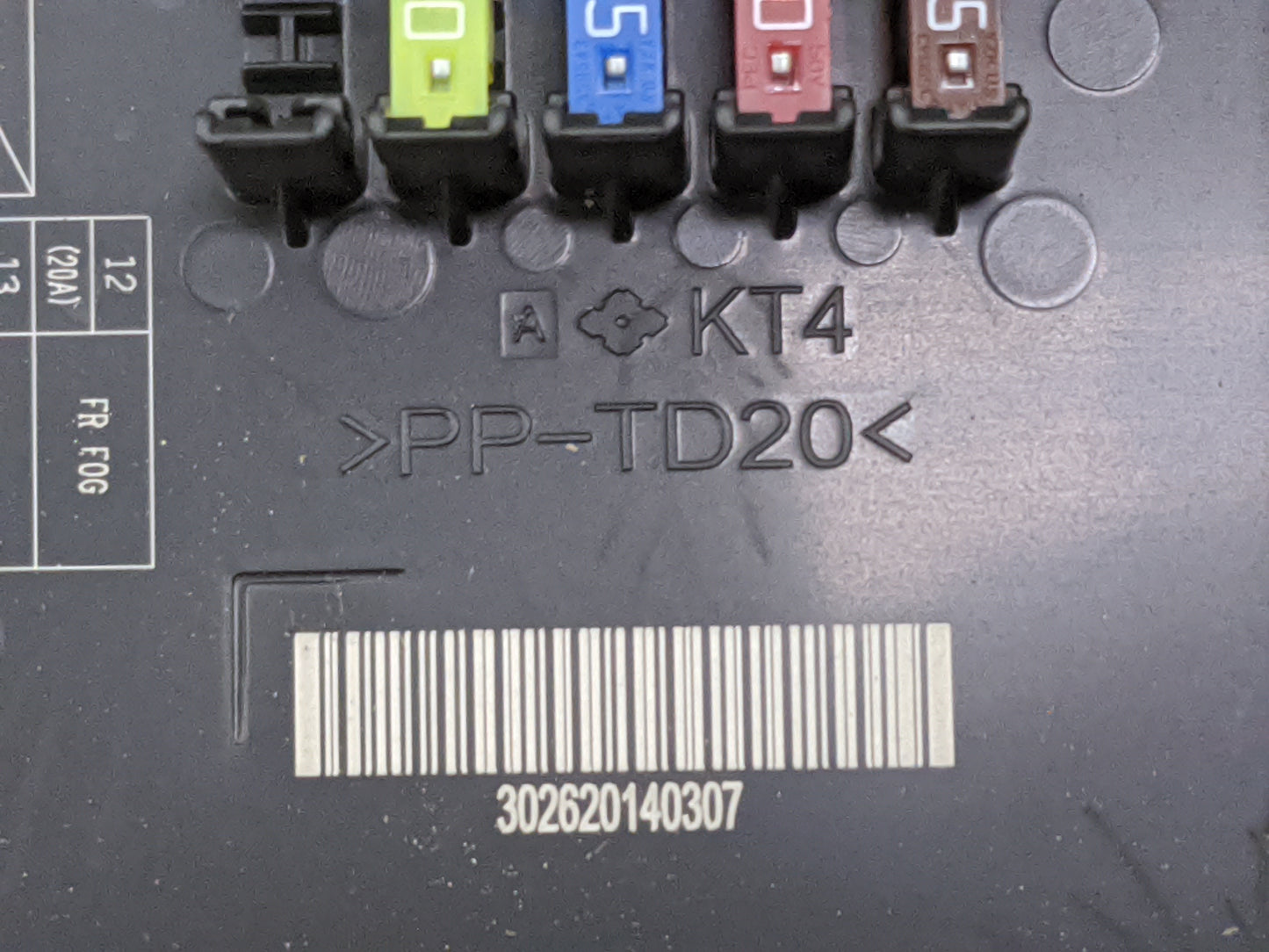 2012-2015 Honda Civic Fusebox Fuse Box Panel Relay Module P/N:TR0A012 Fits Fits 2012 2013 2014 2015 OEM Used Auto Parts - Oe