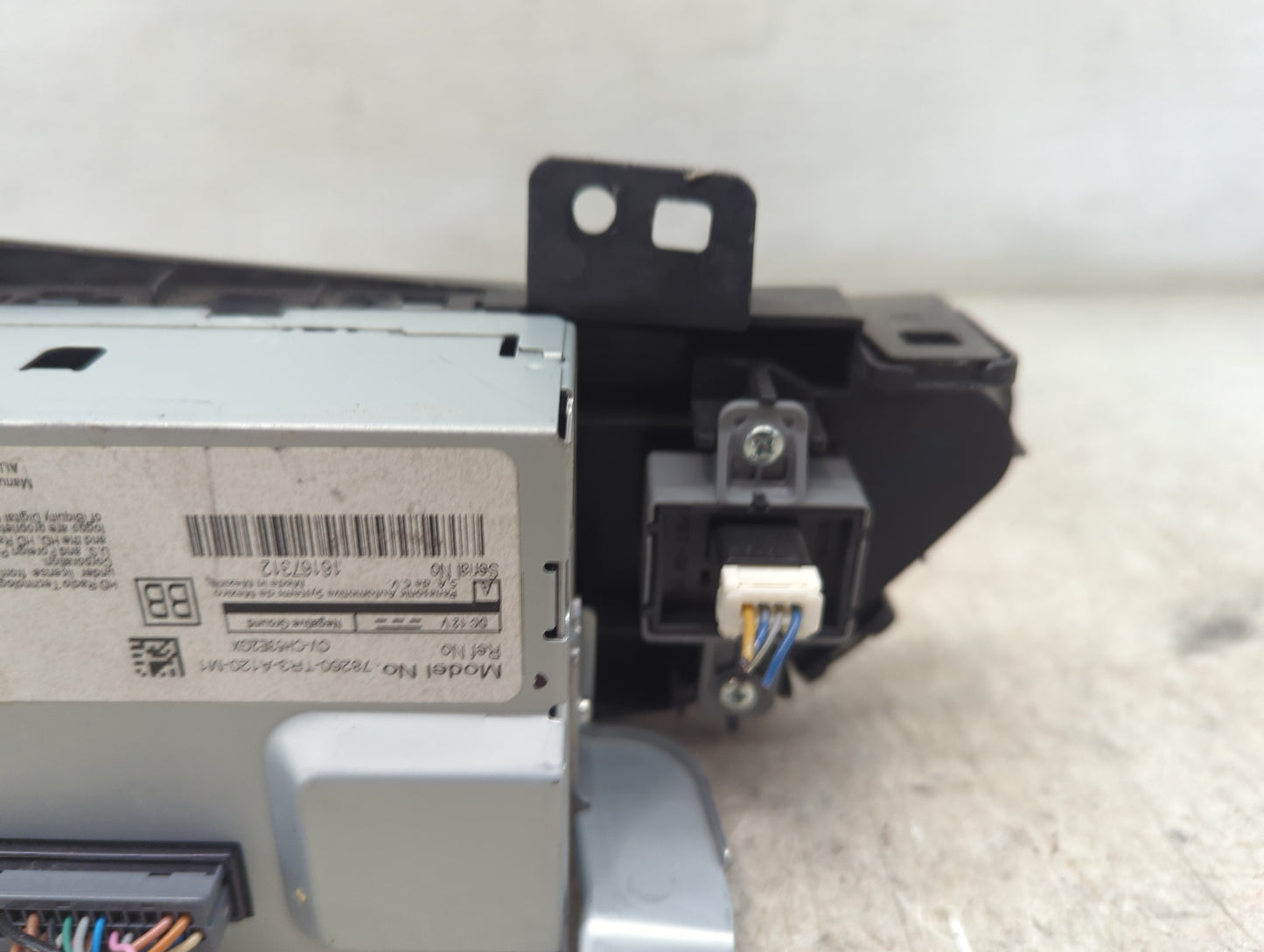 2014 Honda Civic Radio AM FM Cd Player Receiver Replacement P/N:78260-TP3-A120-M1 39810-TP3-A120-M1 Fits OEM Used Auto Parts